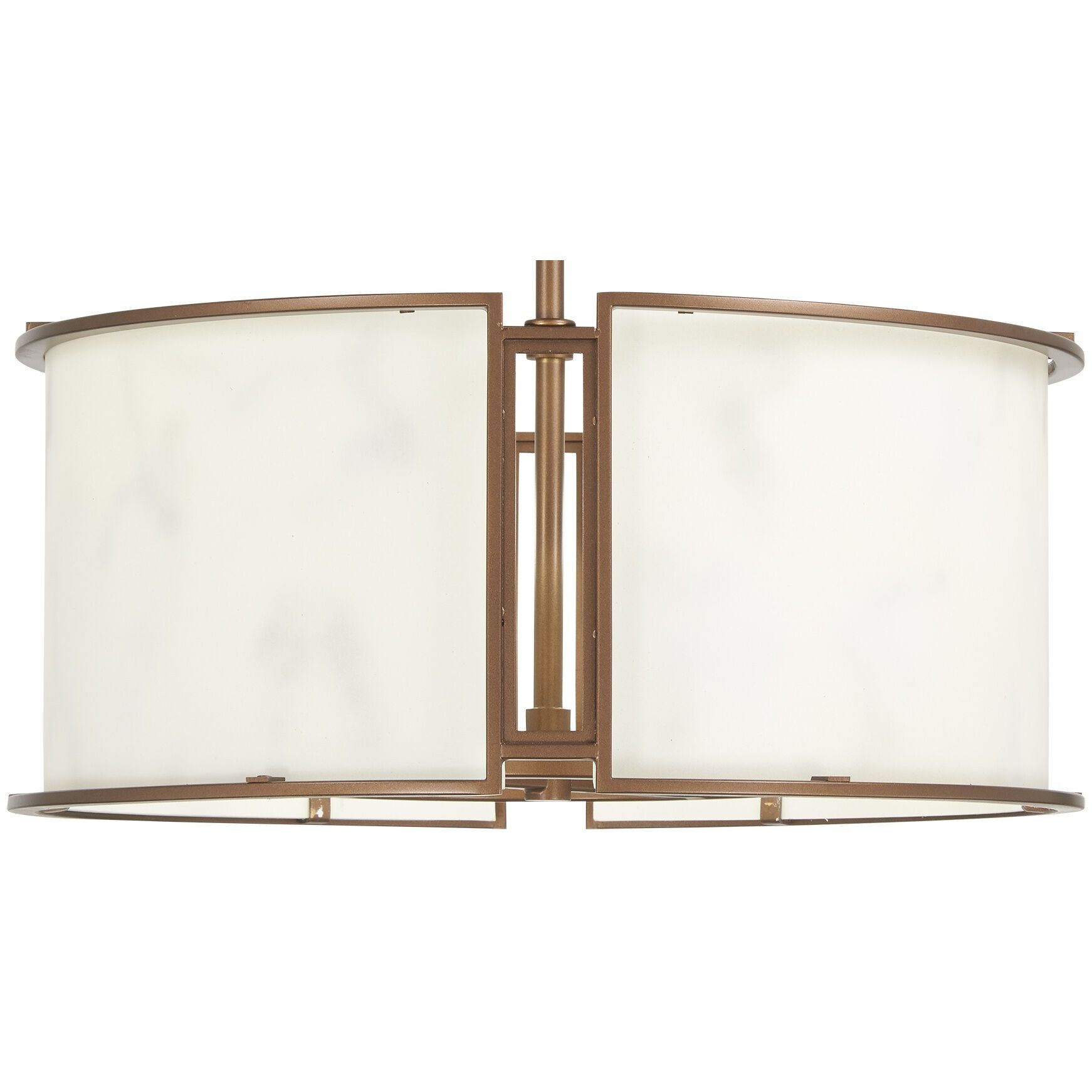 Buchanan 4 Light Hellenic Bronze Semi Flush Mount Ceiling Light